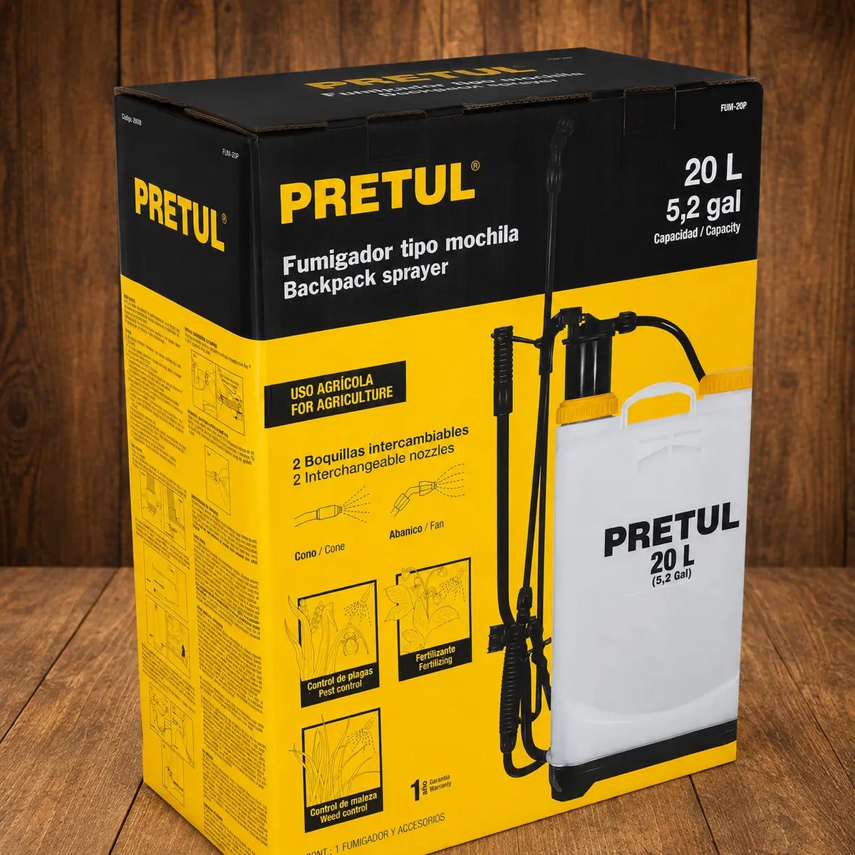 Fumigadora Pretul 20 Litros