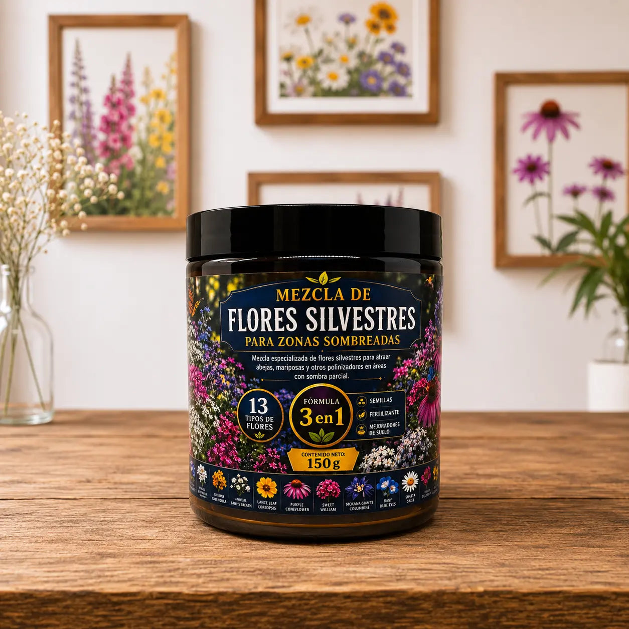 Reino de Polinizadores Colección | 4 Frascos