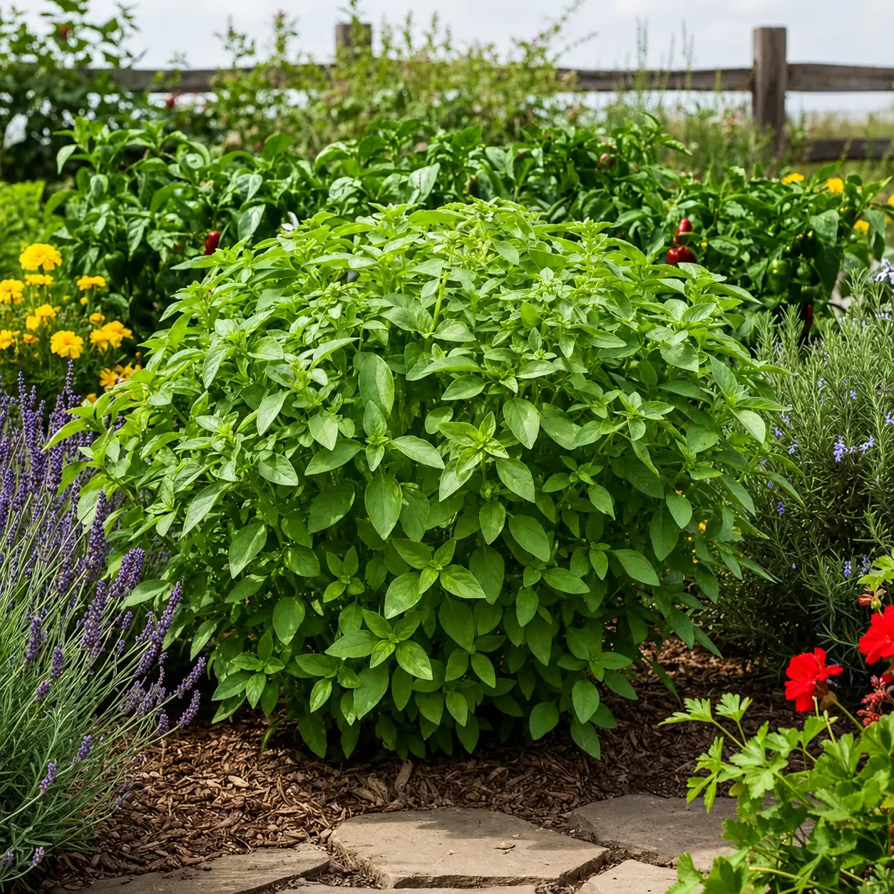 Albahaca Basil Mr lemon Burns